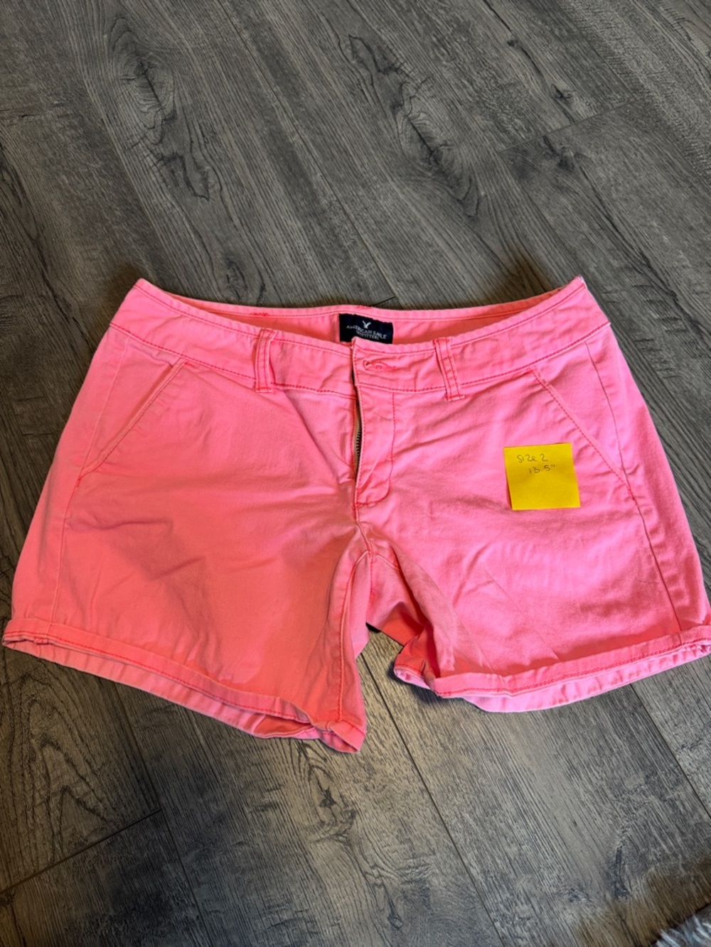 American Eagle Outfitters Coral Pink Bermuda Shorts